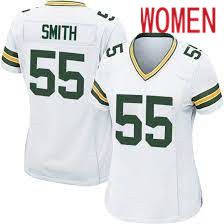 Women Green Bay Packers #55 ZaDarius Smith Nike White Game NFL Jersey->women nfl jersey->Women Jersey